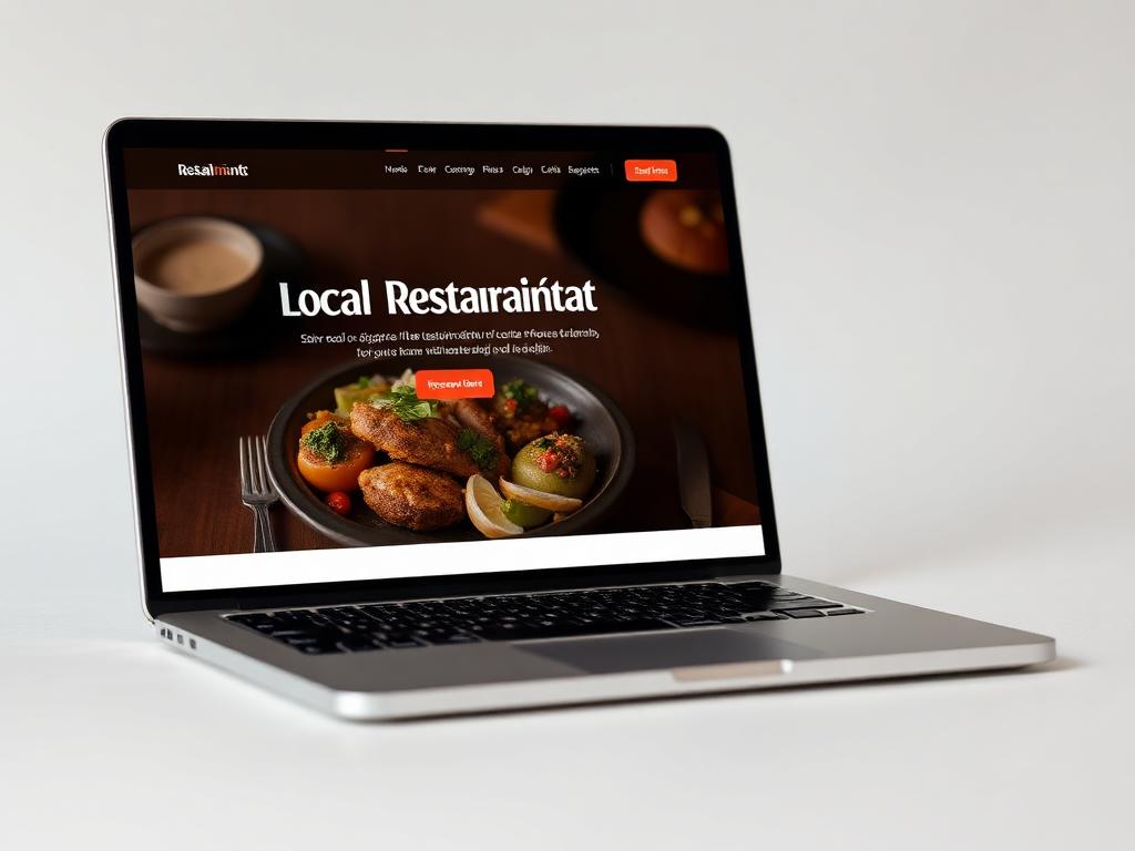 Restaurant & Hospitality website design example